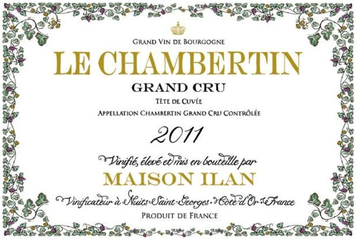 Maison Ilan Le Chambertin Grand Cru 2011 Front Label