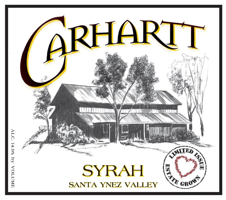 Carhartt Vineyard Estate Syrah 2007 Front Label