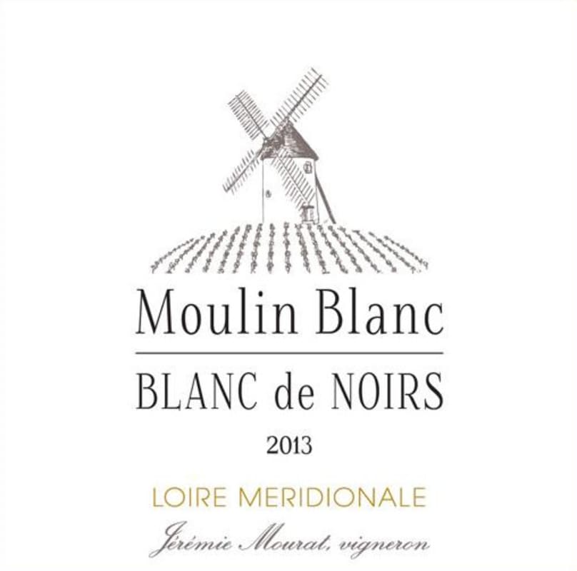 Maison Mourat Moulin Blanc Blanc de Noirs 2013 Front Label