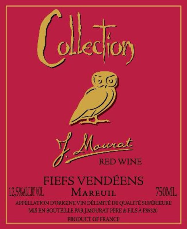 Maison Mourat Collection Rouge 2015 Front Label