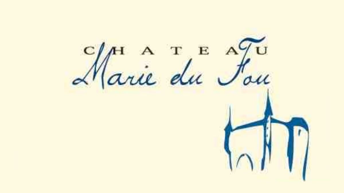 Maison Mourat Chateau Marie du Fou Blanc 2014 Front Label