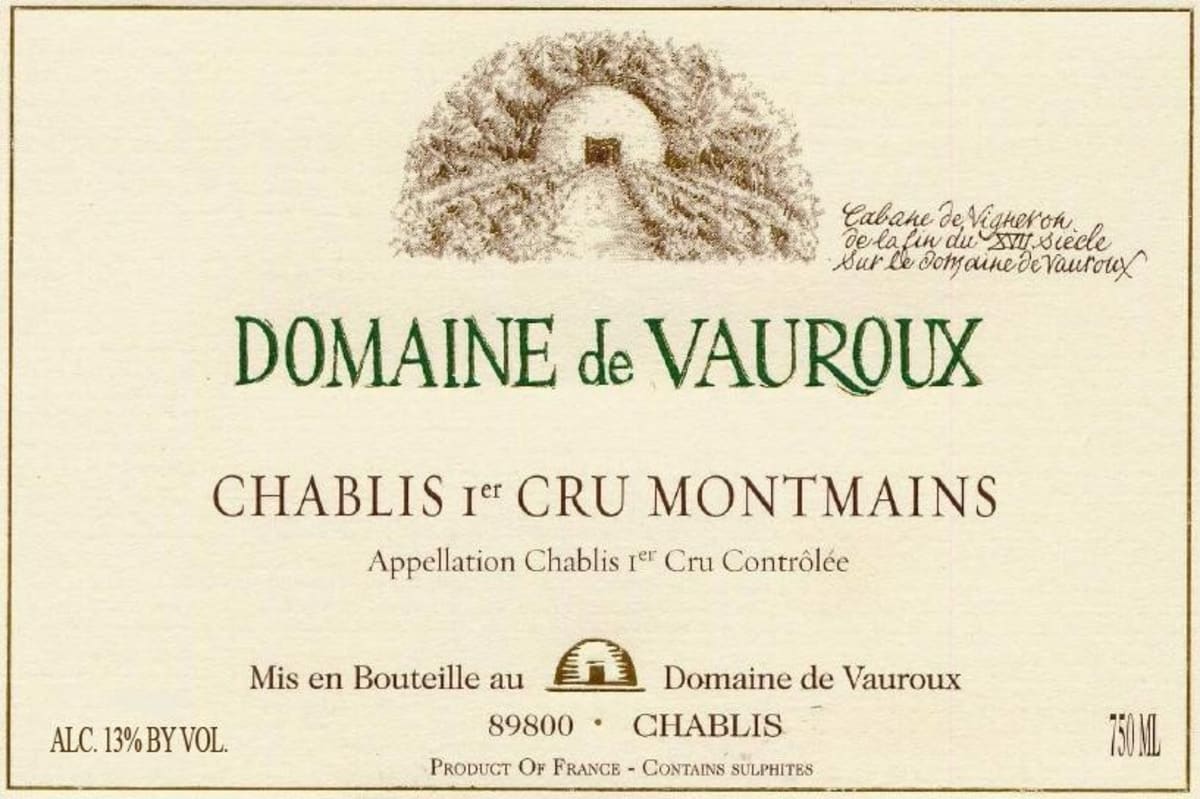 Maison Olivier Tricon Chablis Montmains Premier Cru 2010 Front Label