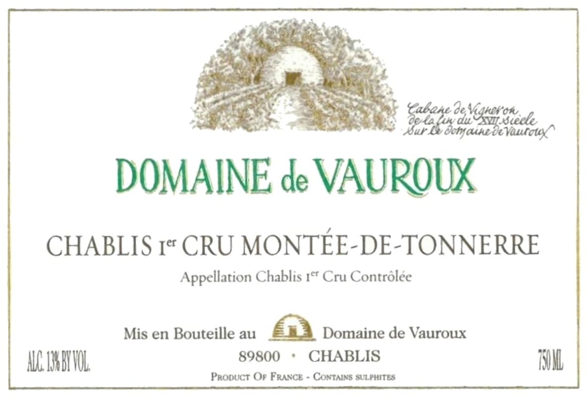 Maison Olivier Tricon Chablis Montee de Tonnerre Premier Cru 2012 Front Label