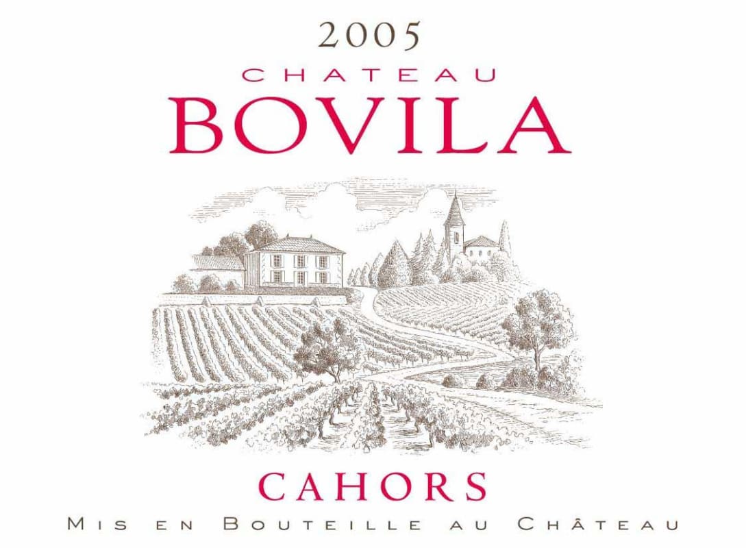 Maison Rigal Chateau Bovila Malbec 2005 Front Label