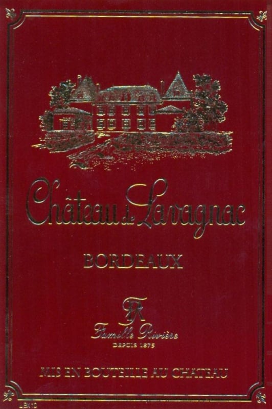 Maison Riviere Bordeaux Chateau de Lavagnac 2011 Front Label