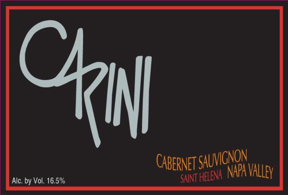 Carini Winery Cabernet Sauvignon 2007 Front Label