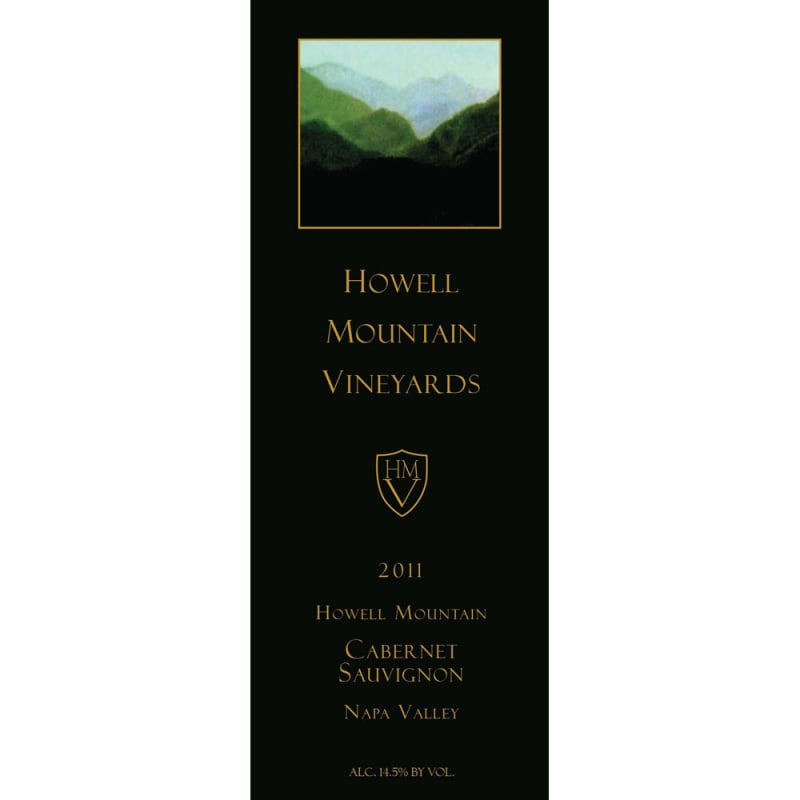 Howell Mountain Vineyards Hillside Select Cabernet Sauvignon 2011 Front Label