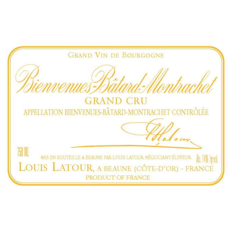 Louis Latour Bienvenues-Batard-Montrachet Grand Cru 2004 Front Label