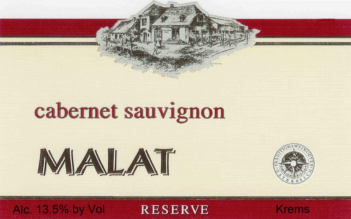 Malat Reserve Cabernet Sauvignon 2011 Front Label