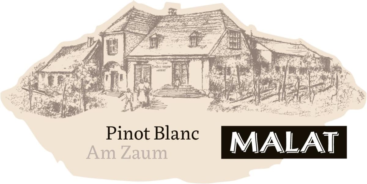 Malat Am Zaum Pinot Blanc 2012 Front Label