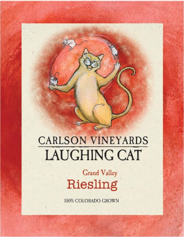 Carlson Vineyards Laughing Cat Riesling 2014 Front Label