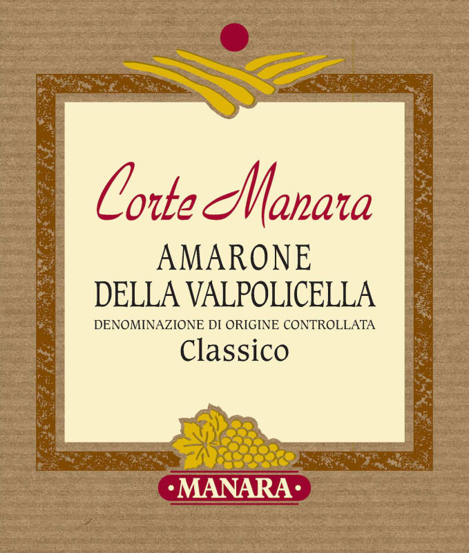 Manara Vini Amarone della Valpolicella Classico Corte Manara 2011 Front Label