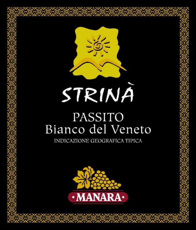 Manara Vini Veneto Strina Passito Bianco 2011 Front Label
