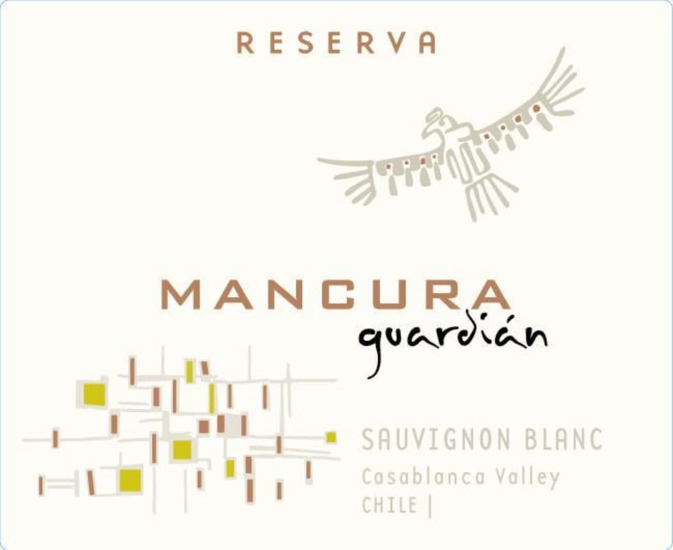 Mancura Wines Guardian Reserva Sauvignon Blanc 2014 Front Label
