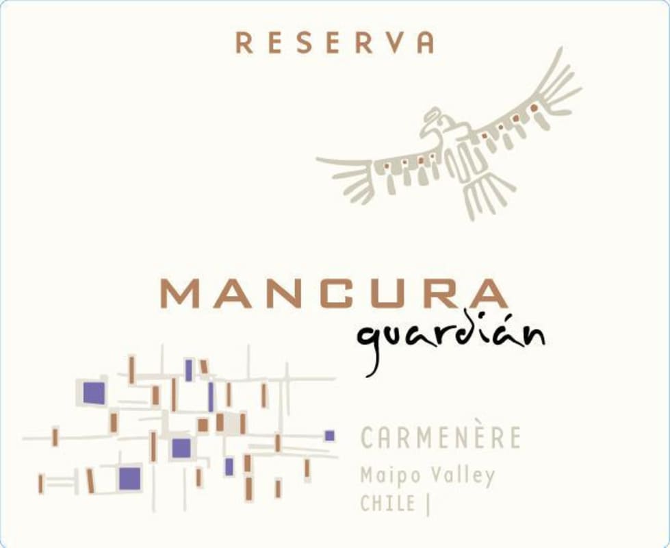 Mancura Wines Guardian Reserva Carmenere 2012 Front Label