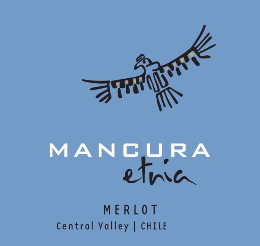 Mancura Wines Merlot 2014 Front Label