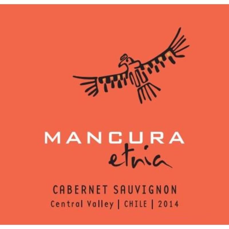 Mancura Wines Cabernet Sauvignon 2014 Front Label