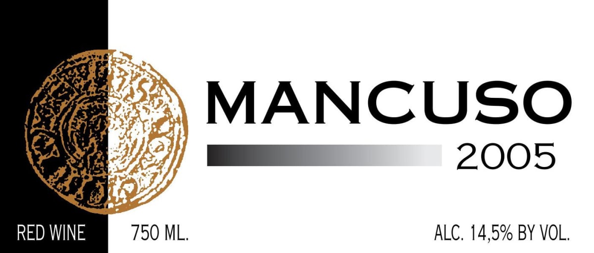 Mancuso Valdejalon Mancuso Vino de la Tierra 2005 Front Label