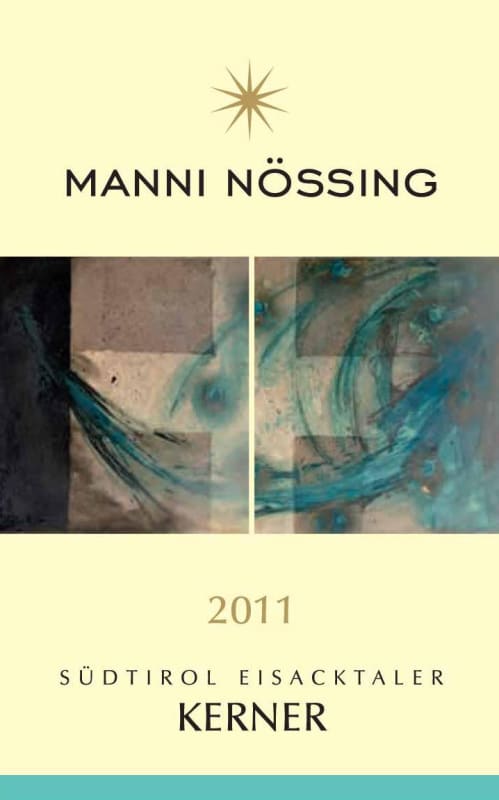 Manni Nossing Sudtirol Eisacktaler Kerner 2011 Front Label