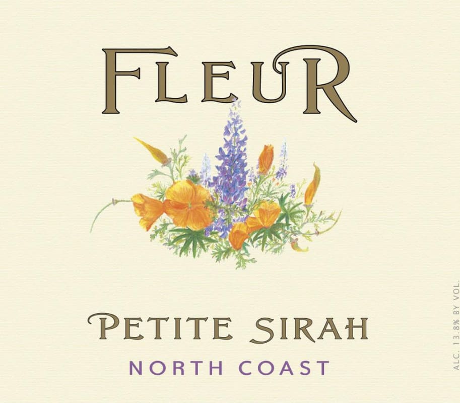 Carneros Wine Company Fleur Petite Sirah 2012 Front Label