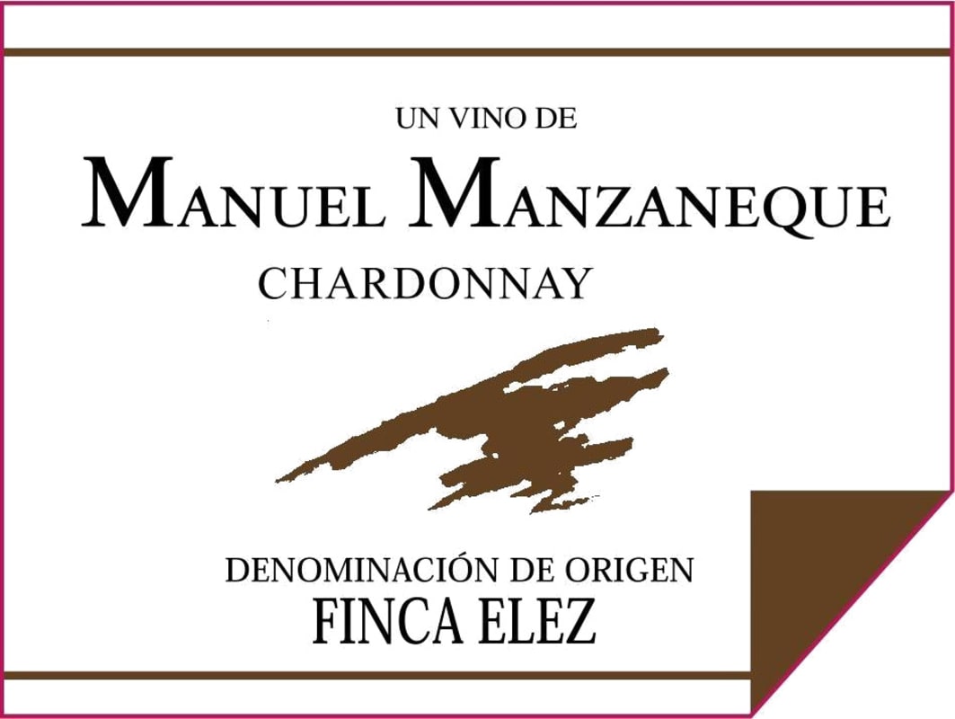 Bodega Manuel Manzaneque Chardonnay 2008 Front Label