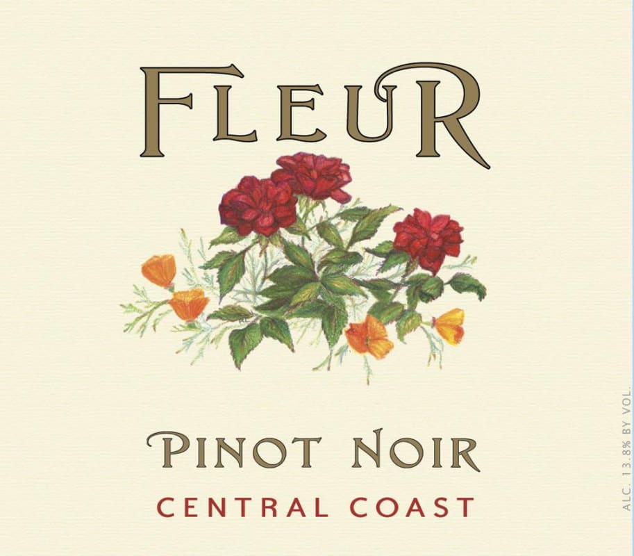Carneros Wine Company Fleur Pinot Noir 2013 Front Label