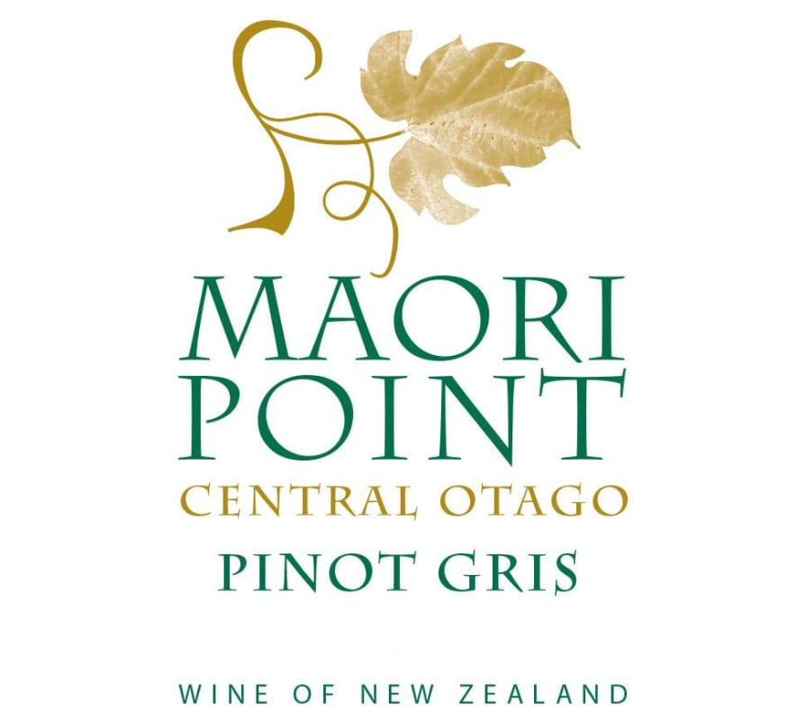 Maori Point Vineyard Maori Point Pinot Gris 2014 Front Label