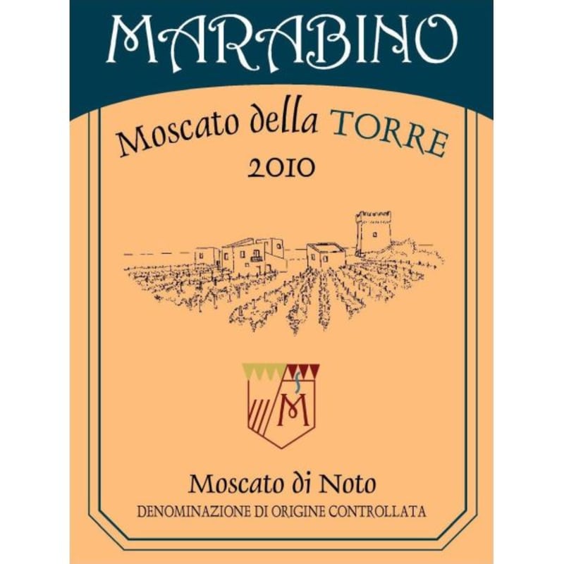 Marabino Moscato di Noto Moscato della Torre 2010 Front Label