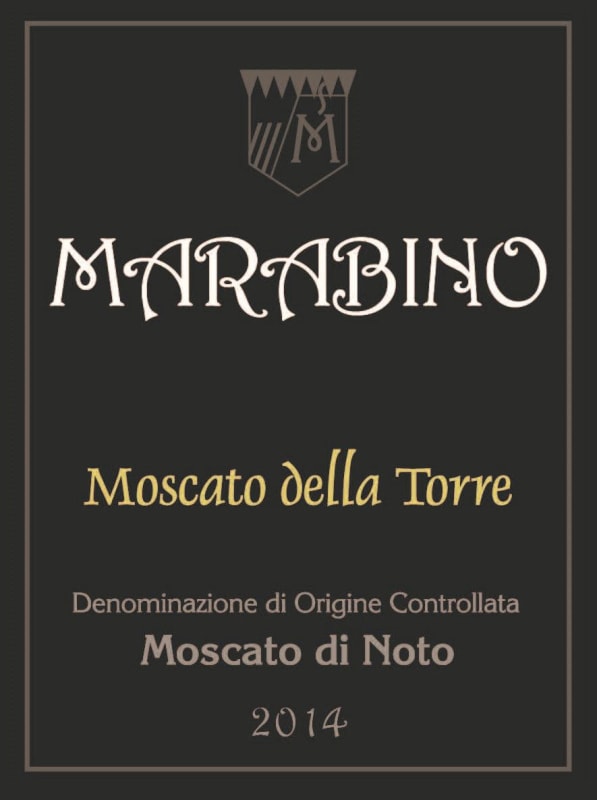 Marabino Moscato di Noto Moscato della Torre 2014 Front Label