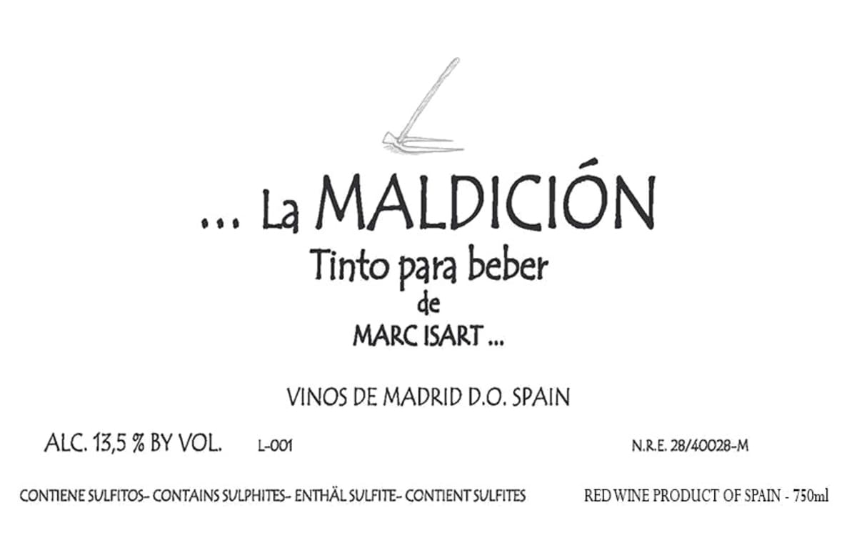 Cinco Leguas La Maldicion 2014 Front Label