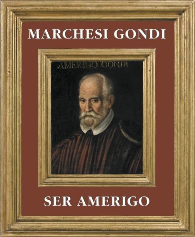 Marchesi Gondi Colli della Toscana Centrale Ser Amerigo Rosso 2008 Front Label