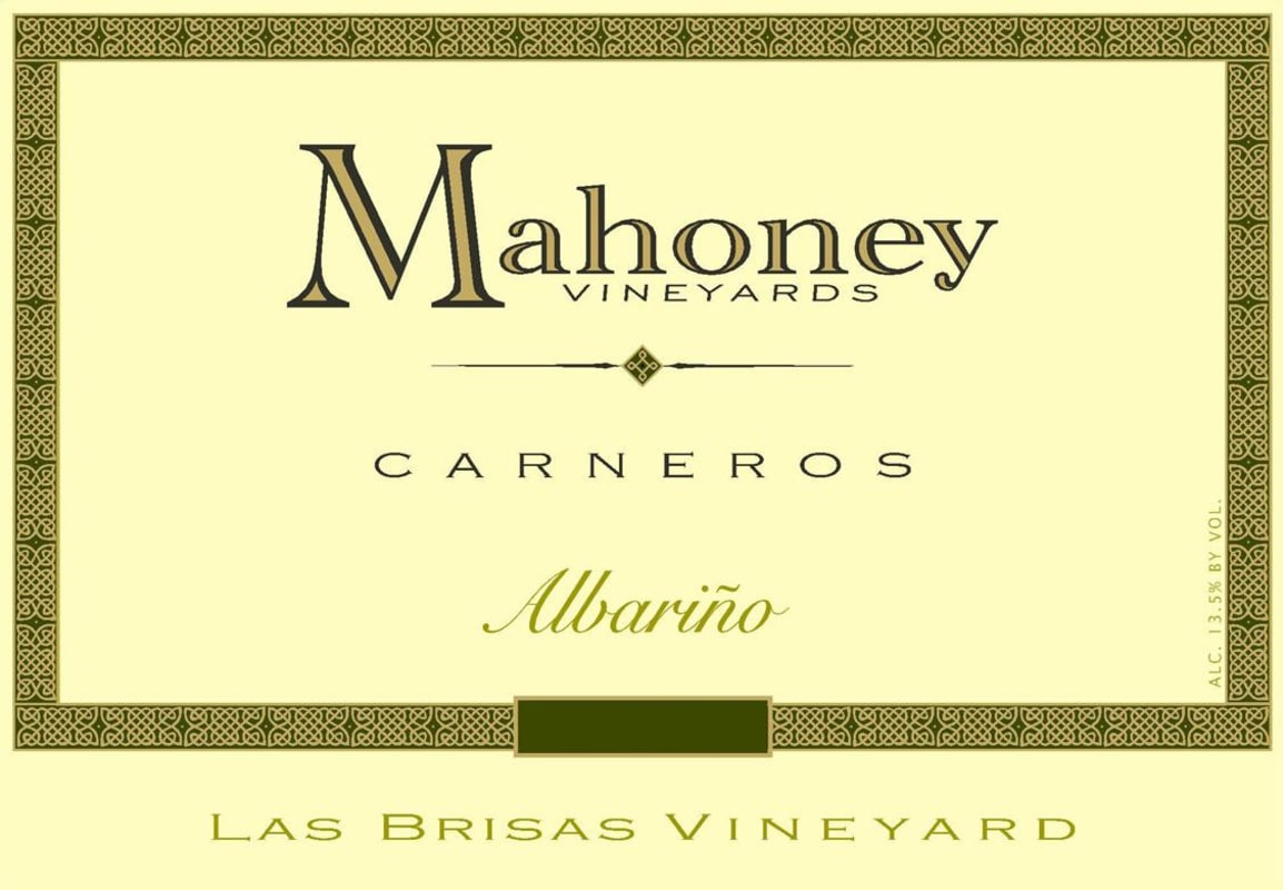 Carneros Wine Company Mahoney Vineyards Las Brisas Vineyard Albarino 2010 Front Label