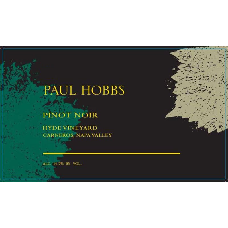 Paul Hobbs Hyde Vineyard Pinot Noir 2015 Front Label