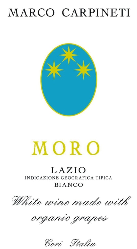 Marco Carpineti Lazio Moro Bianco 2010 Front Label