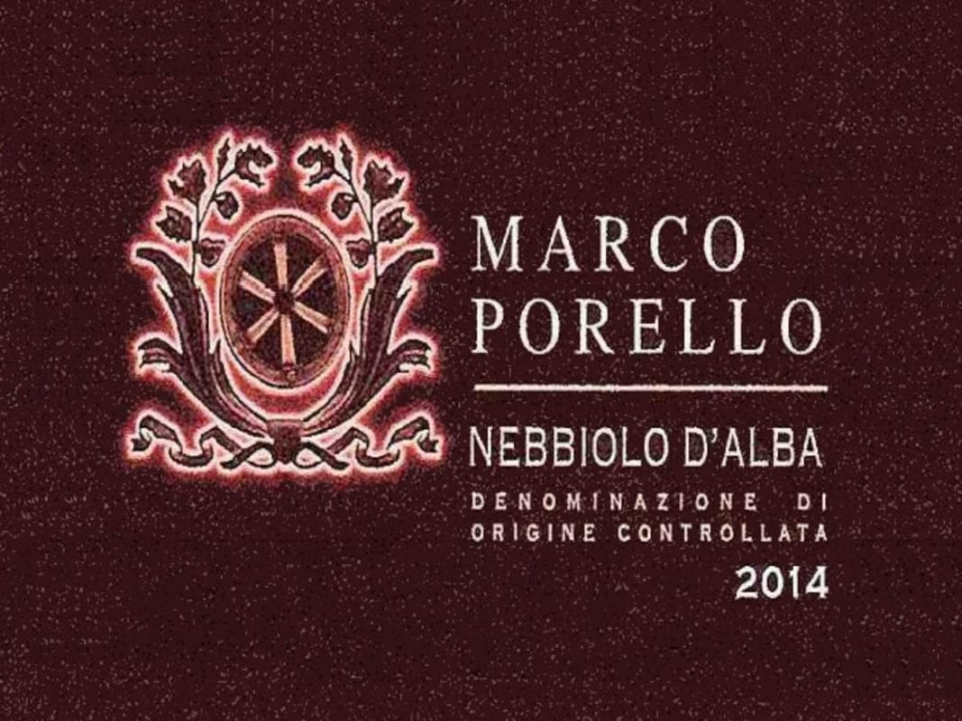 Vinicola de Nulles Nebbiolo d'Alba 2014 Front Label