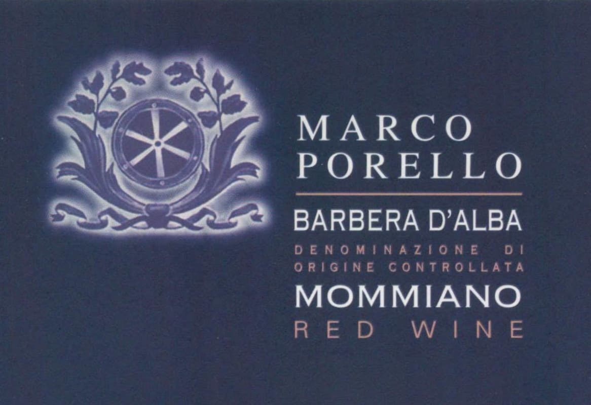 Vinicola de Nulles Barbera d'Alba Mommiano 2009 Front Label