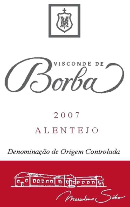 Marcolino Sebo Visconde de Borba 2007 Front Label