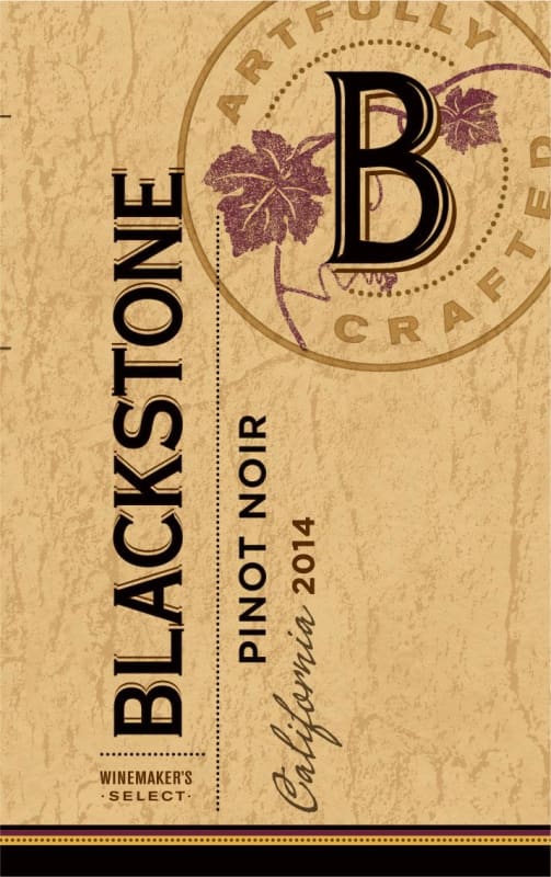 Blackstone Winemaker's Select Pinot Noir 2014 Front Label