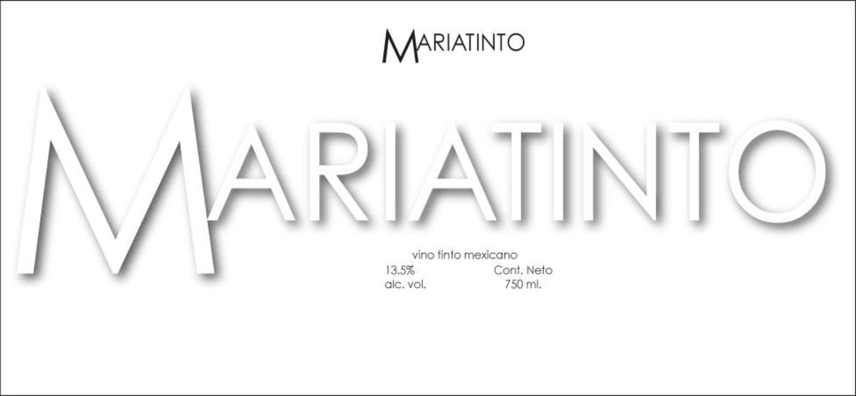 Mariatinto Ensenada 2013 Front Label