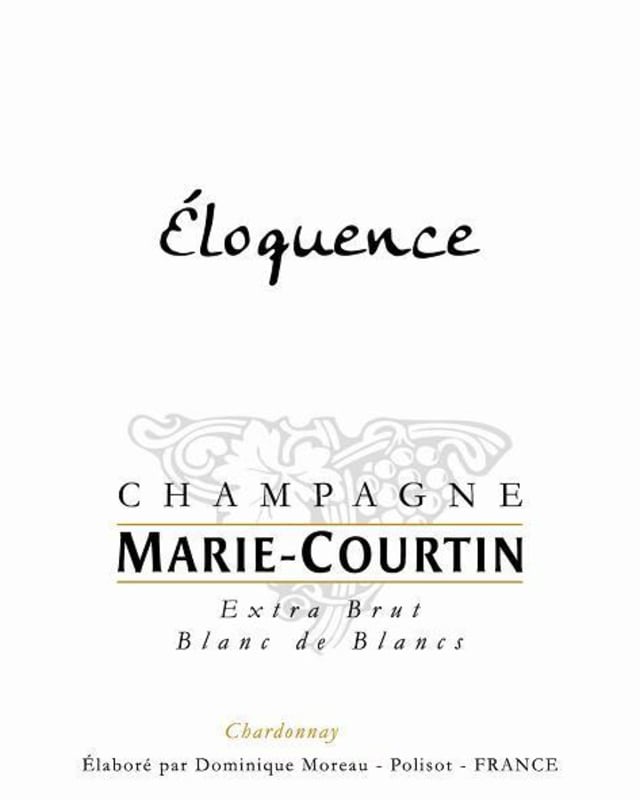 Marie Courtin Eloquence Blanc de Blancs Extra Brut 2012 Front Label