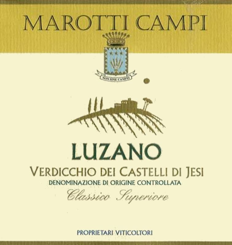 Marotti Campi Verdicchio dei Castelli di Jesi Luzano Classico Superiore 2012 Front Label