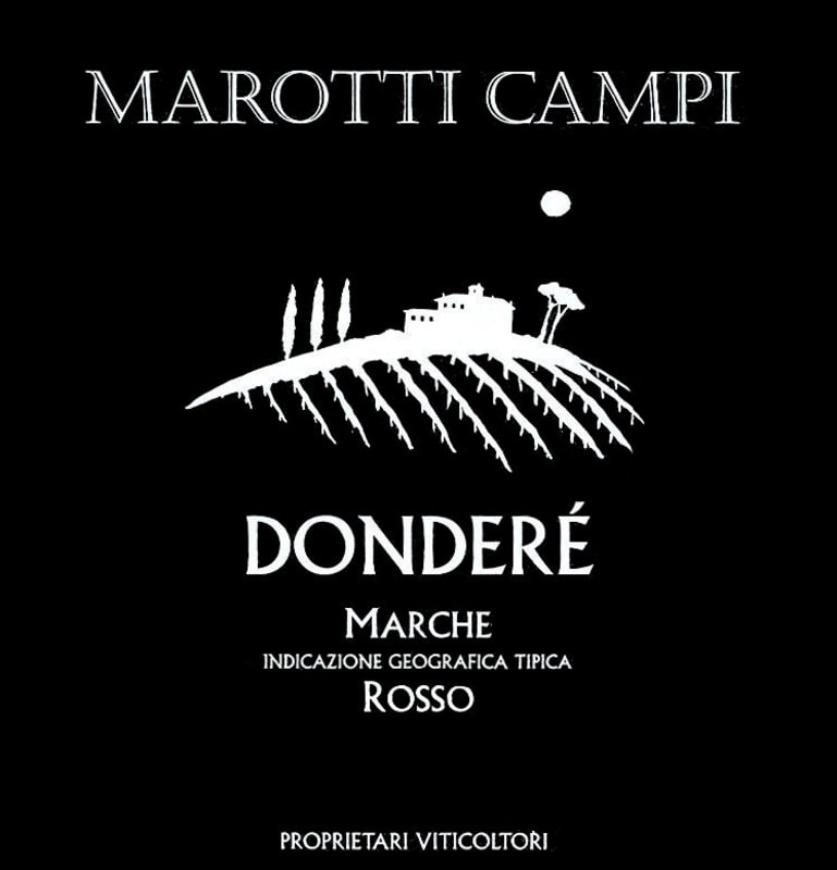 Marotti Campi Marche Dondere Rosso 2008 Front Label