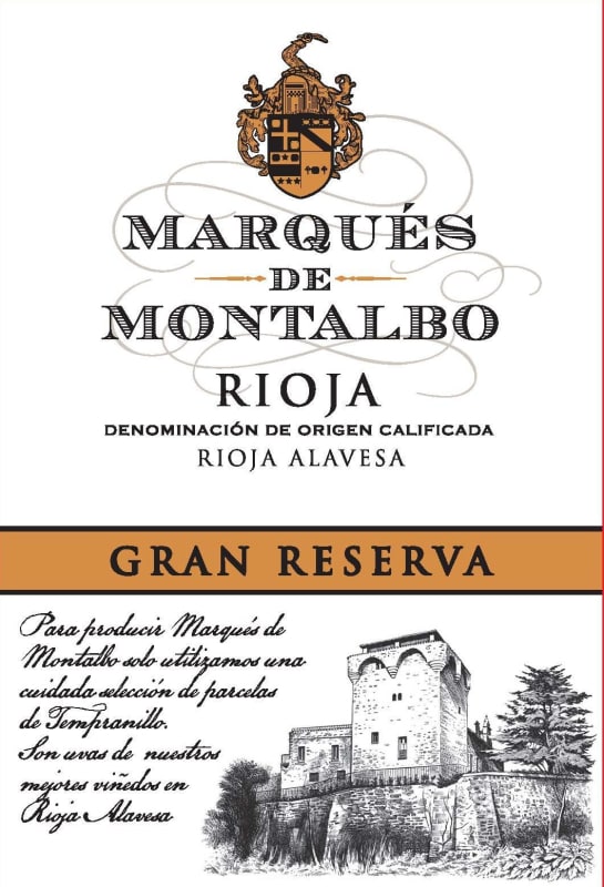 Marques de Montalbo Gran Reserva 2006 Front Label