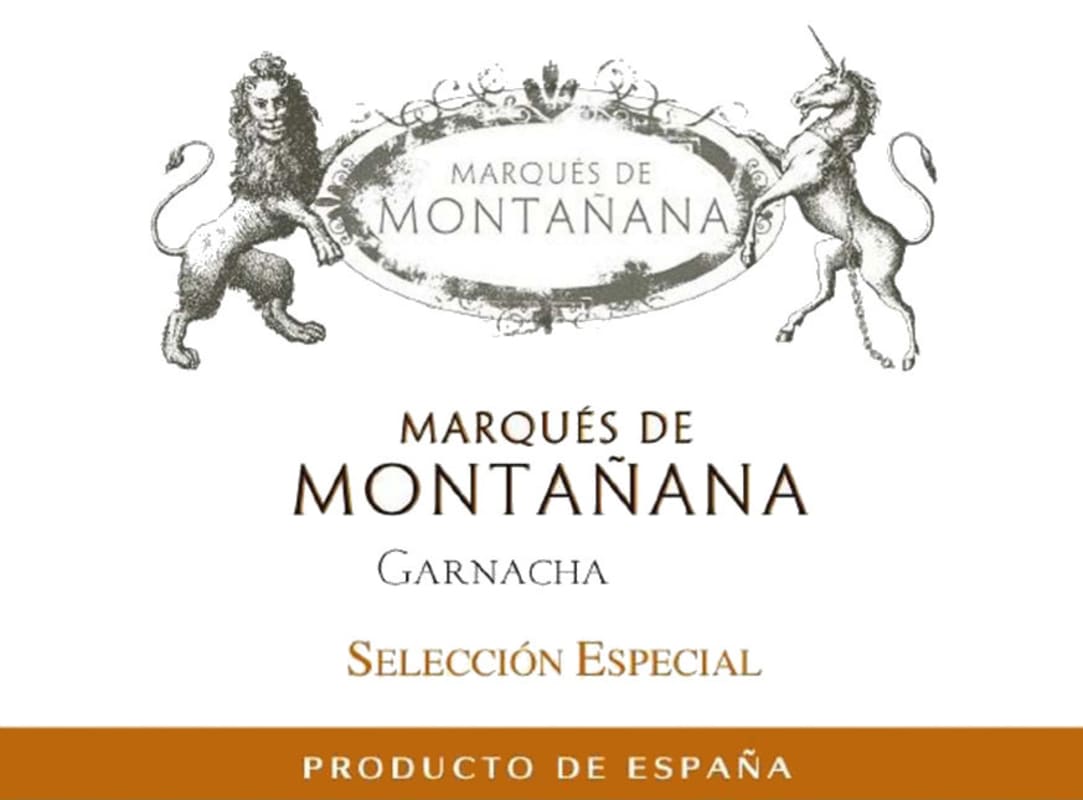 Marques de Montanana Seleccion Especial Garnacha 2014 Front Label