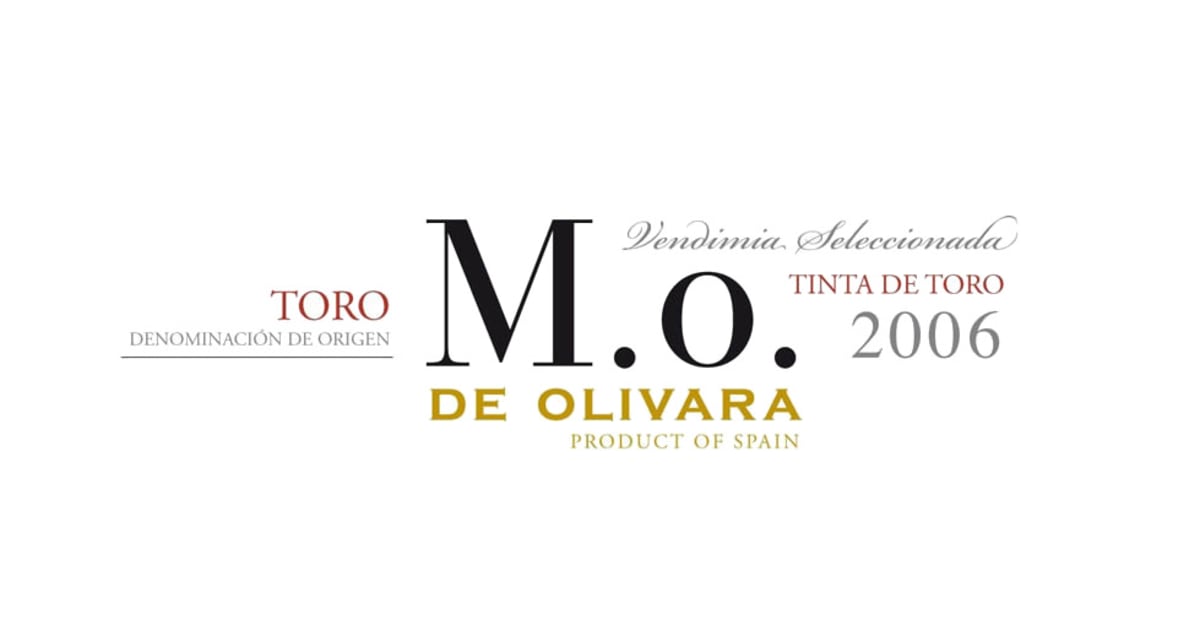 Marques de Olivara M. O. Vendimia Selection 2006 Front Label
