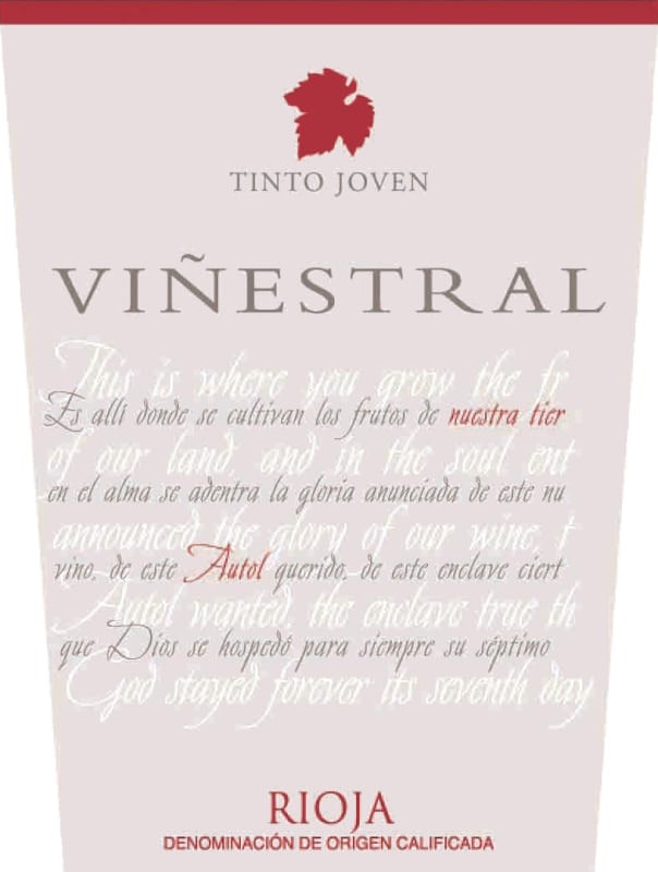 Marques de Reinosa Vinestral Tinto 2014 Front Label