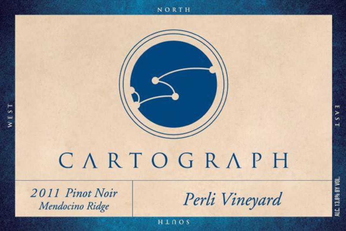 Cartograph Wines Perli Pinot Noir 2011 Front Label