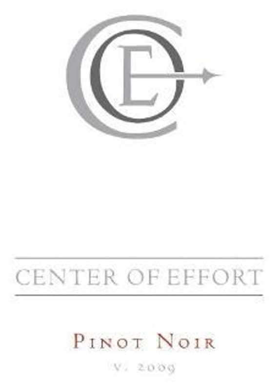 Center of Effort Edna Valley Pinot Noir 2009 Front Label