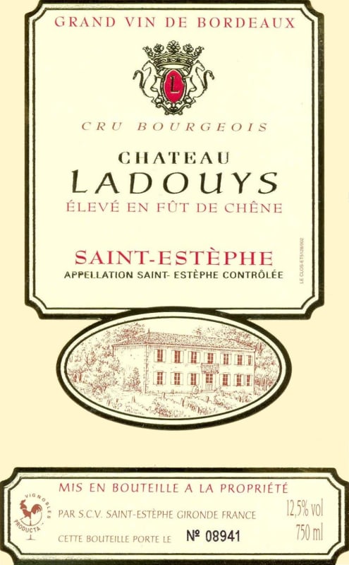Marquis de Saint-Estephe Chateau Ladouys 2013 Front Label
