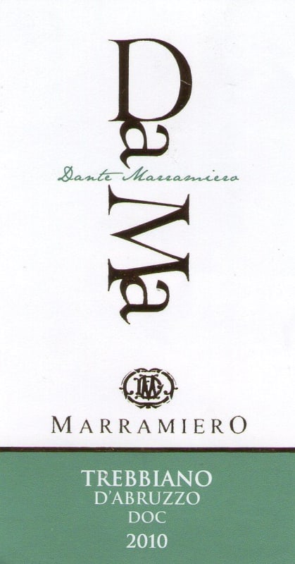 Marramiero Trebbiano d'Abruzzo Dama 2010 Front Label